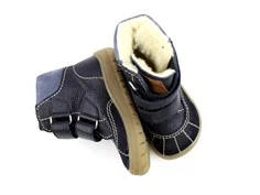 Angulus vinterstøvle navy/tan/blue med TEX